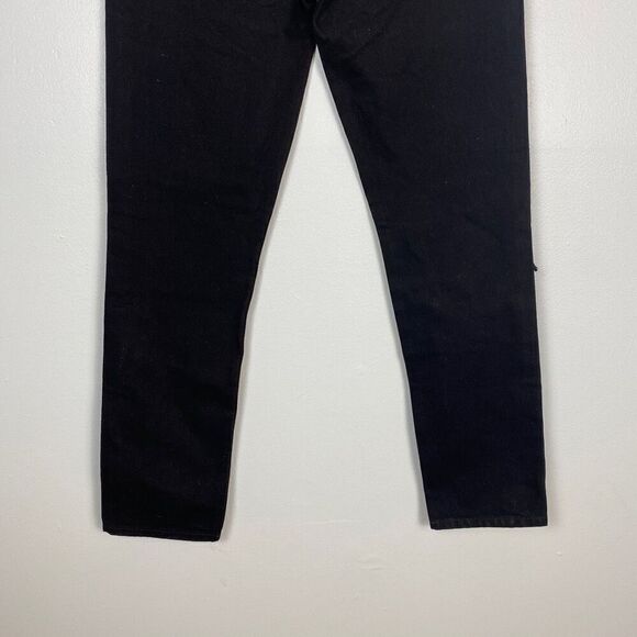 Reformation Julia High Cigarette Jean Destroyed Black - Picture 9 of 9